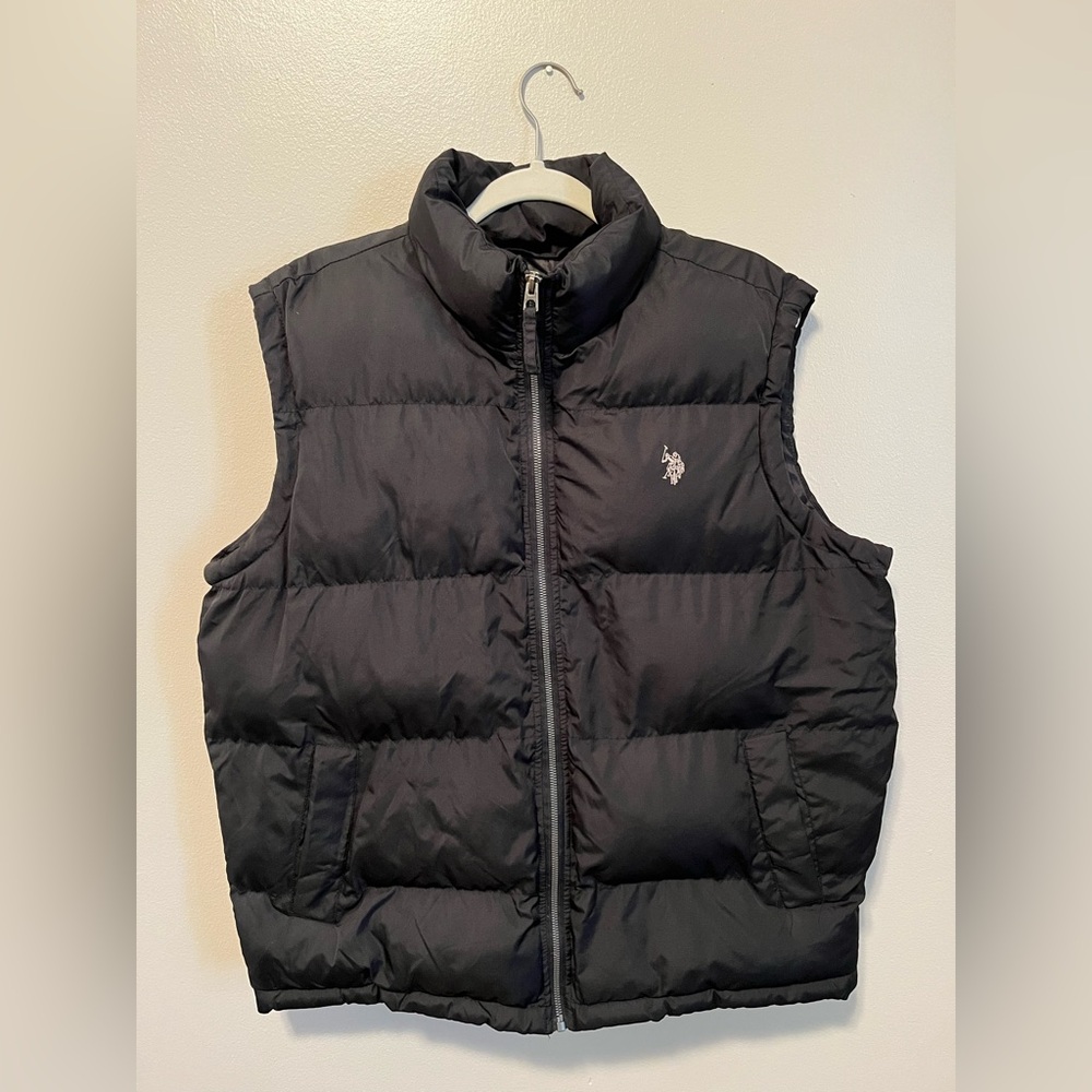 U.S. Polo Assn. Black Puffer Vest